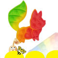 Push Pop Bubble Fidget Spinner Pop It Silicone Toy - 6 inches - Rainbow Tiger. 
