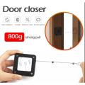 Multifunctional Automatic Door Closer,Punch-Free Automatic Sensor Door Closer, (800g Pull,Wire Rope Length 1.2m) ,Easy to Install for Various Doors. 