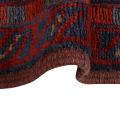 Red/Blue Tribal Narrow Mashwani Runner Rug 1'9x8'3 Handmade Entryway Rug -G26352. 
