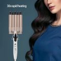 Hair Crimper, 5 Barrel Easy Curling Iron Wand 14 Levels Temperature Adjustable for Do Hairstyle for Girls for Curly Hair. 