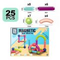 Face Value Magnetic Stick, Magnetic Balls and Rods Set, Building Sticks Blocks, Magnetic Blocks, STEM Stacking Magnetic Toys Magnet Educational Toys for Kids Boys and Girls (25PCS). 