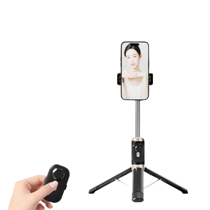 3-in-1%20R1%20Selfie%20Stick%20and%20Tripod%20Stand%20Bluetooth%20Remote,%20360%C2%B0%20Rotatable%20-%20Image%204