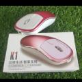K1 - Rechargeable Silent Mouse Metal - Silent wireless mouse rechargeable with BT Dongle. 