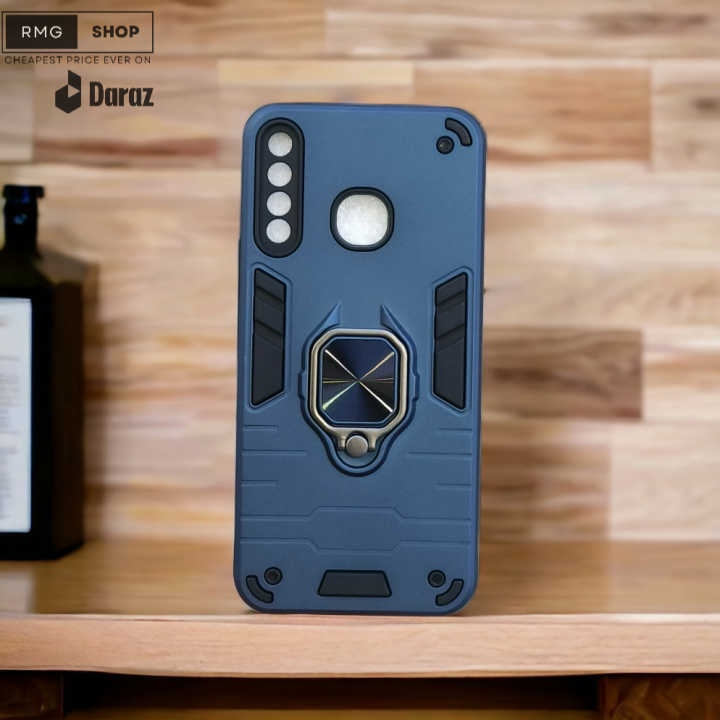 RAMEEZ%20MUNIR%20GONDAL%20for%20Infinix%20Hot%208%20%7C%20Infinix%20Hot%208%20Lite%20Back%20Cover%20Armour%20Series%20High%20Protective%20Shockproof%20With%20Ring%20Holder%20Phone%20Case%20-%20Image%202