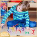 Enigma- Mini People Toy Colorful Humanoid Fridge Magnet Stress Relief Toy Fun Mini People Fidget Toy for Home Office Travel Perfect Christmas Gift for Kids Adults Magnetic Man Toy. 