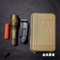 Non-American German tactical strong light flashlight rechargeable flashlight small lighting riding flashlight outdoor long-range hand lamp. 