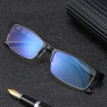 Nicedays Classic Half Frame Glasses for Women/men Anti Blue Light Glasses Ultra Light Half Frame Business Myopia Glasses High-definition Anti Blue Light Glasses Middle-aged Presbyopia Glasses Men's Anti Fatigue Presbyopia Glasses. 