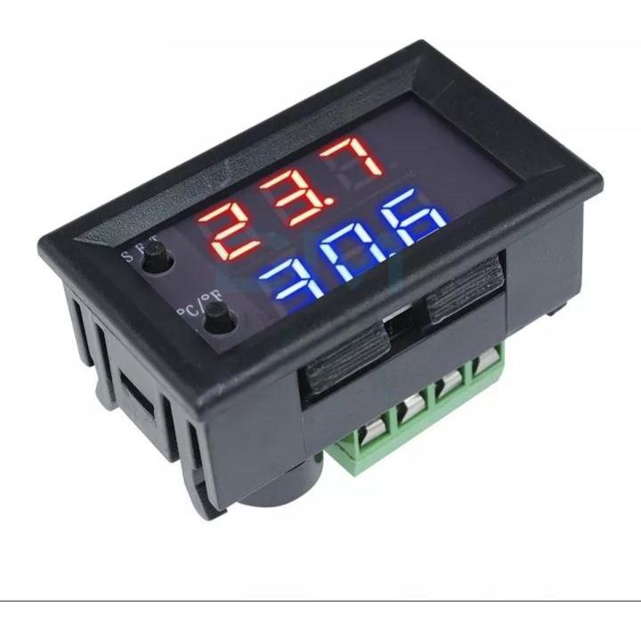 Termostato 12V Con Display A 3 Cifre E Sonda NTC – Rosso, Modello W1218 (simile A W1209WK) - Foto 5