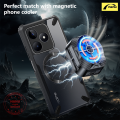 Nanu For OPPO Realme Note 50 [Bull] Compatible with Magsafe Phone Case Shockproof Slim Soft Cover Transparent Back Protection Casing. 