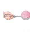 Stainless Steel Ice Cream Scooper - Silver. 