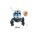 Crosshair Bo-Katan Kryze Grey Jesse Howzer Elite Squad Trooper Galictic Marines Model Building Blocks MOC Bricks Set Gifts Toys. 
