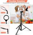 Ring Light With Mobile Holder With 62" Tripod Stand in Three Different Mode Light Aureday Amazon Brand. 