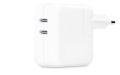 35W Dual USB C Port Gharger Power Adaptive/ 20W PD Charger/ 20W Charging Adaptive compatible with iPhone 14 Pro Max, 13 Pro Max, 12 Pro Max, 11 Pro Max, X , 8 Series, MacBook Air, Pro,  iPad, Watch, and AirPods. all USB‑C enabled Device. 