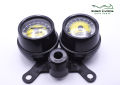 Double Round Fancy Meter Speedometer  for Motorcycle Honda 70 cc Chinese Bikes Universal (Without RPM Movement)). 