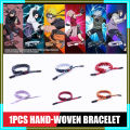 Naruto Men's Bracelet Vintage Anime Fashion Braided Handmade Rope Wrap Bangles Male Gift. 
