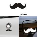 1Pc 4x11CM Mustache Car Stickers car styling vinyl decal sticker for Cars Acessories decoration LAPTOP MOBILE COMPUTER STICKER. 