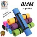 Yoga mat 8mm for yoga exercise And Best Anti Slip Premium Yoga mats Eco-friendly for women and men  (24x72 inches*8mm).. 