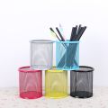 Safdar Mart- Pen Holder, Pencil Holder, , Metal Square Desk Office Pen Organizer Black, Desktop Storage Colored Iron Pen, Office Supplies Stationery for Office, Classroom, Home (Multicolor & Black). 