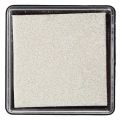 2 Pcs Ink Pad Stamp Pad for Wedding Letter Document , White & Silver. 