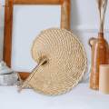 Woven Bamboo Hand Holding Fan Bamboo Fans Summer Cooling Supplies Handheld Fan Woven Hand Fan for Bedroom Wedding Party Favors. 