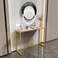Console table living room furniture rectangle console table hotel black wood or black top metal contemporary Hallway entry table. 