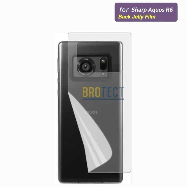 Sharp Aquos R6 Back Protector Jelly Film Hydrogel SOFT SHEET Vinyl ...