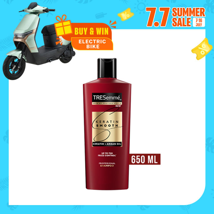 Tresemme Shampoo Keratin Smooth & Straight - 170ML