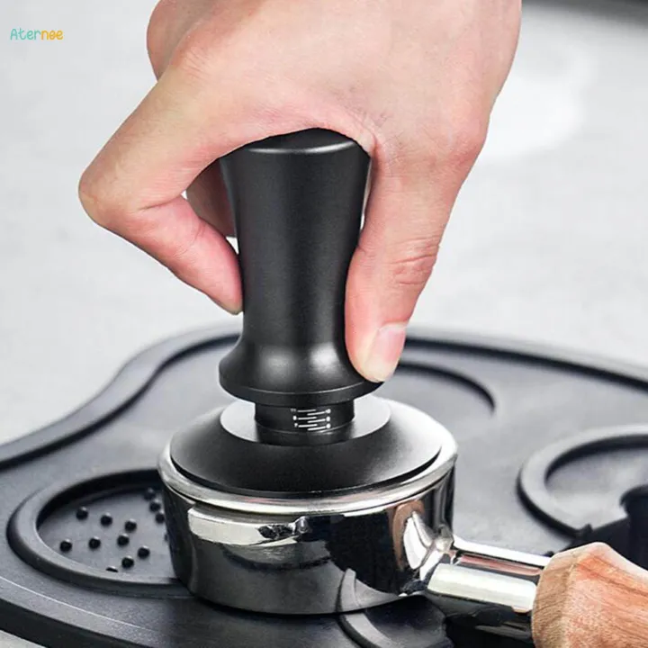 Stainless%20Steel%20Coffee%20Tamper%20Spring%20Loaded%20Tamper%20Leveler%20Coffee%20Bean%20Press%20Portable%20Espresso%20Hand%20Tamper%20for%20Portafilter%20Espresso%20Machines%20,%2058mm%20-%20Image%202
