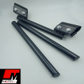 Aluminum 3 Piece Handle Universal Adjustable Handle for Motorcycle Hollow Style For Motorcycle - Black For Cafe Racers, Honda cd70, cg125, Suzuki etc - Bike Accessories - Motex Auto Line. 