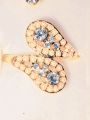 Premium Luxury Gold-Plated Zircon Ring for Women – Elegant Attractive Engagement & Party Ring. 
