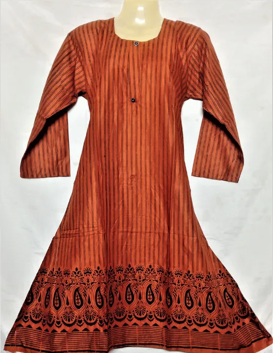 Stylish%20Design%20Stitched%20Kurti%20For%20Girls%20Lelan%20-%20Image%202