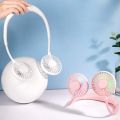 Hanging Neck Fan for Kitchen  Folding Handheld Fan Wearable Portable Neckband Mini Fan USB Chargeable. 