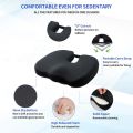 Car Seat Cushions High-Density Pad for Car Driver Seat Office Chair Coccyx Support Hip, Nerve, Sciatica, Sacrum Back Pain Relief Memory Foam Seat Cushion. 
