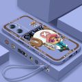 One P-Piece Chopper Cute Girl Liquid Left Rope For OPPO Find X6 X5 X3 A98 A96 A94 A93 A77 A76 A74 A72 A57 A53 A16 5G Cover. 