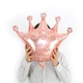 ROSE GOLD CROWN FOIL BALLOON IN BIG SIZE ( 100 CM X 90 CM ). 
