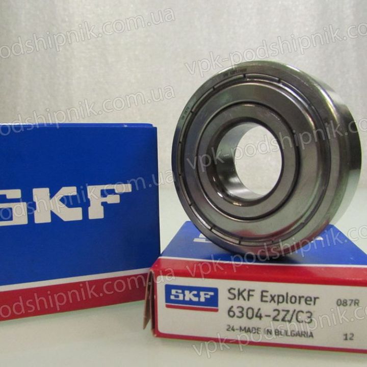 SKF 6304 zz Bearing ( Original SKF) Metal Seal