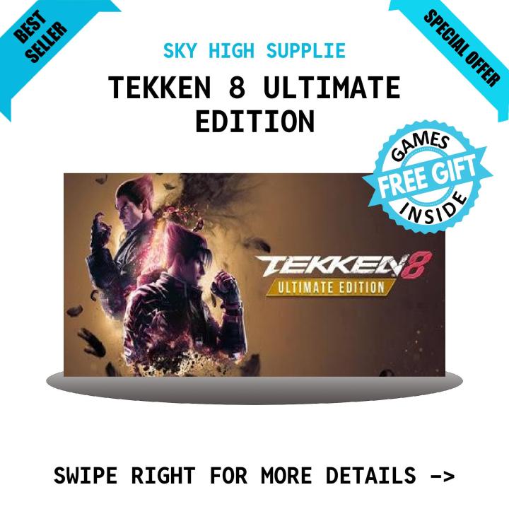 Computer Tk82 Games TEKKEN 8 ULTIMATE EDITION Game for PC - with complete Installation ...