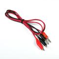 Alligator Clip Test Lead Cable for Banana Plug 1M Black Red. 