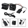 For OPEL CD30 Mp3 CDC40 CD70 DVD90 HeadUnit Install Full Harness Plug Microphone Handsfree Bluetooth 5.0 AUX Adapter. 