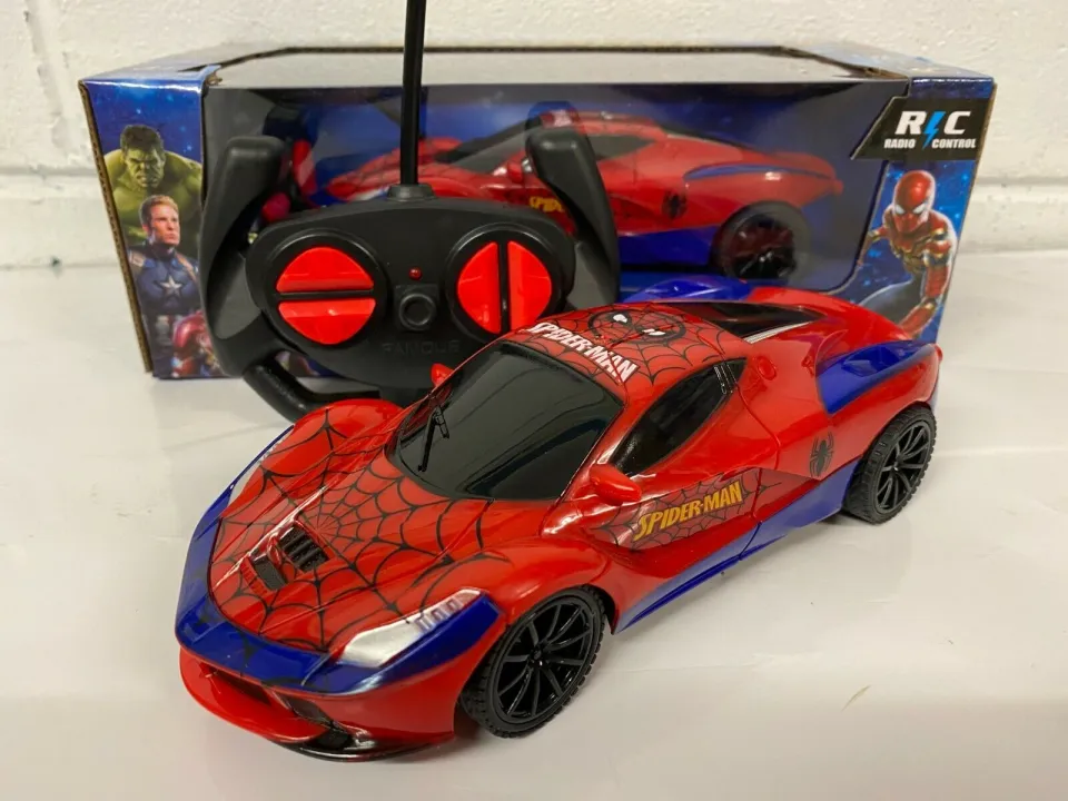 SPIDERMAN RADIO REMOTE CONTROL RC CAR FAST SPEED BOXED UK STOCK Daraz.pk