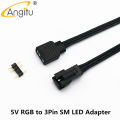 New specials Angitu 12v/5v Rgb Argb Deepcool/phanteks/lian-Li/led Strip Sm 3pin/4pin Argb Control Adapter Cable-50cm. 