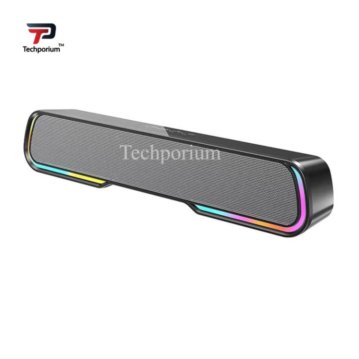 Kisonli LED-913 Bluetooth Sound Bar Gaming Speaker with Colorful RGB ...