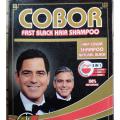 Pack of 5 Cobor Hair Color Shampoo Sachet Natural Black. 