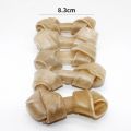 5pc Dog Treats Milk Flavor Dog Chews Tie Bone Molar Teeth Clean Stick Food Treats Pet Snacks Bite Resistant Pet Toys Dog Puppy. 