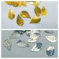 Pack of 100 Leaf  Sitaray In Silver & Gold  Beautiful Design, Flat Loose Sequins. 