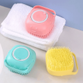 Silicone Scalp & Body Massager Brush with Dispenser – Shampoo Scrubber for Hair, Scalp & Body Massage for Men, Women & Kids. 