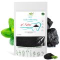 Land Secret Organic Activated Char coal Teeth White ning Powder - 100gm | Natural Coconut Char coal, Mint Extracts | Effective Stain Remover | Fresh Breath. 