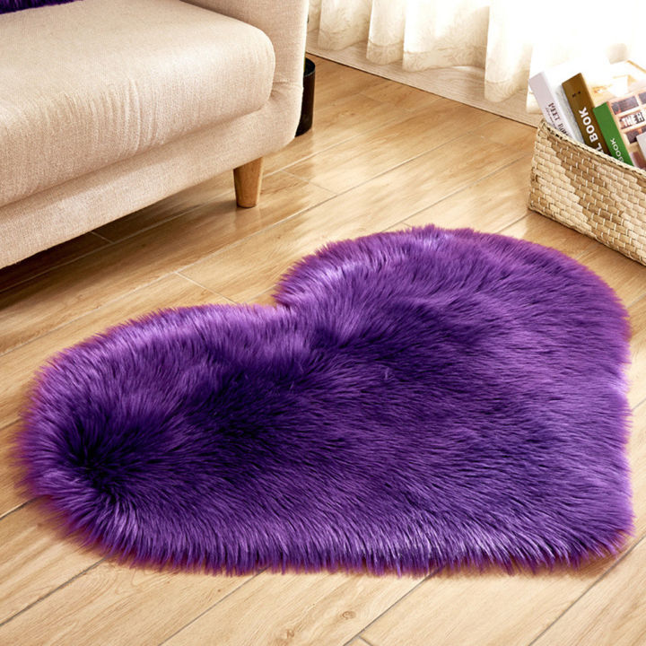 Yfashion%2040X50CM%20Love%20Heart%20Shaped%20Rug%20Artificial%20Wool%20%20Hairy%20Carpet%20Faux%20Floor%20Mat%20Fluffy%20Soft%20Area%20Rug%20apetes%20-%20Image%202