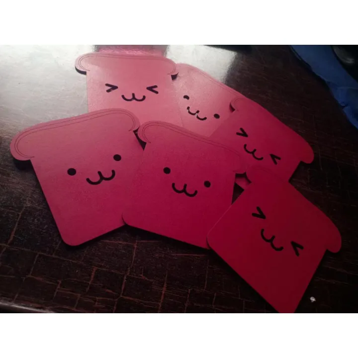 4 pecs tea coasters bread pecs wooden tea coasters | Daraz.pk