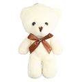 Cute Stuffed Animal Bear Pendant Plush Teddy Bear Keychains Small Cute Teddy Bear PINK , PURPLE & BROWN RED (with key-Chain & Lock-Chain). 